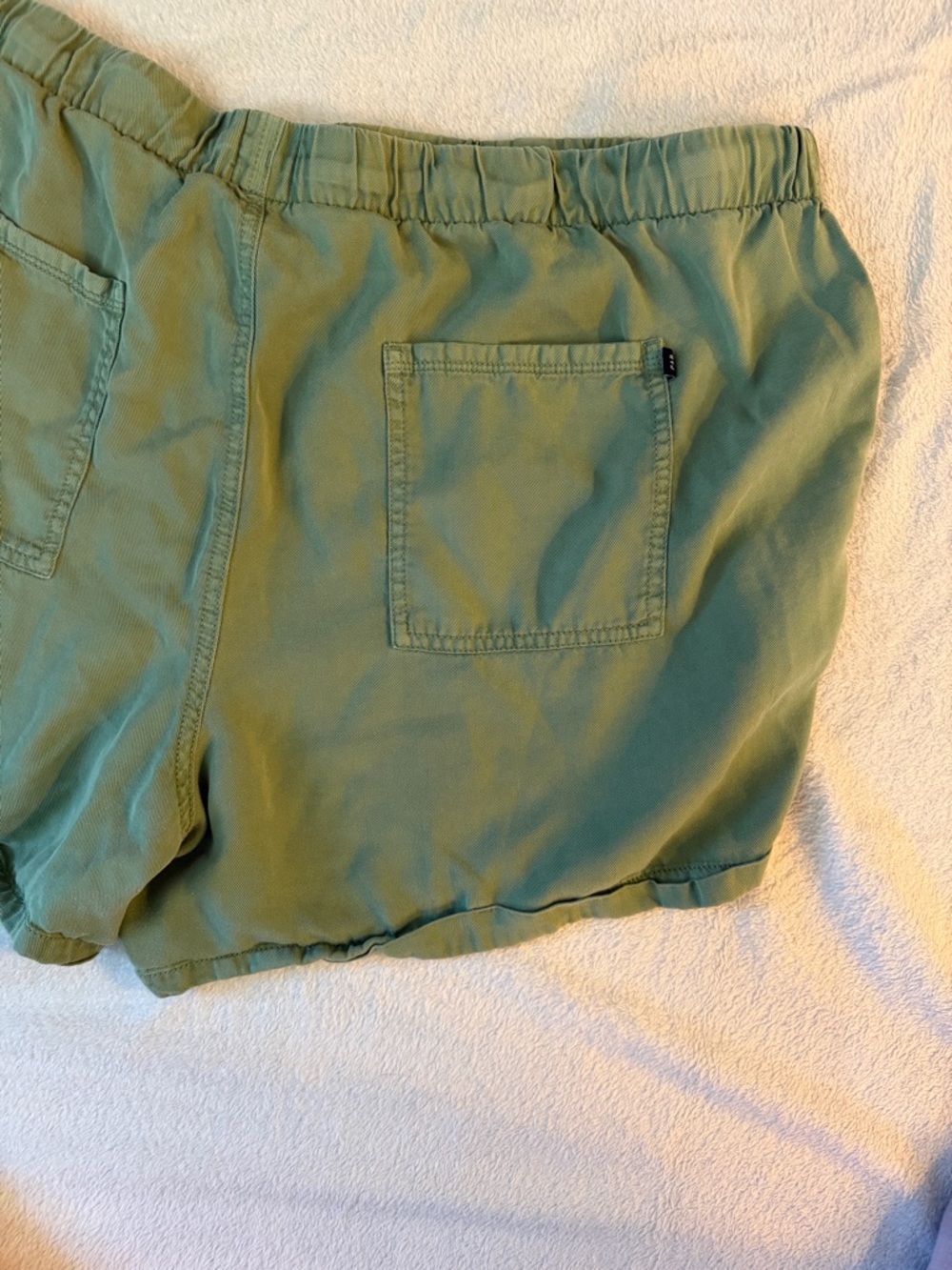 GAP Green Elastic Waist Drawstring Athletic Shorts - Picture 4 of 6